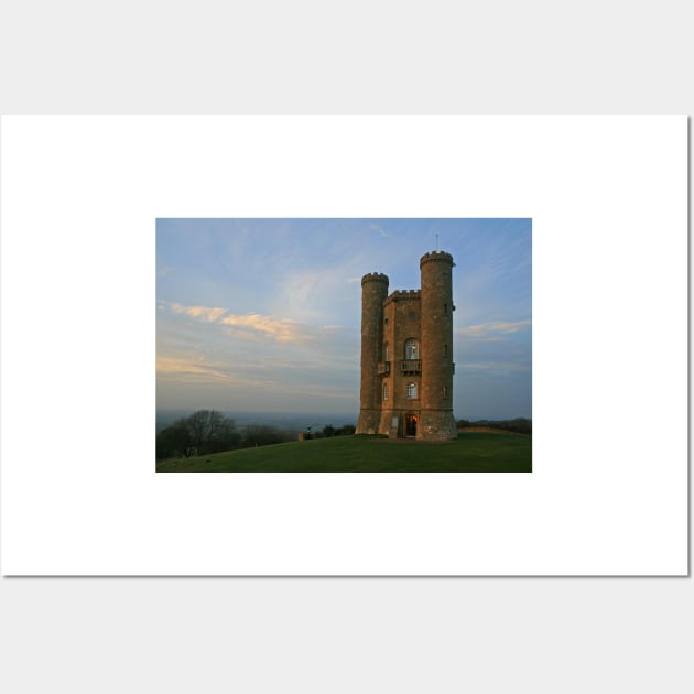 Broadway Tower at Dusk Wall Art by RedHillDigital